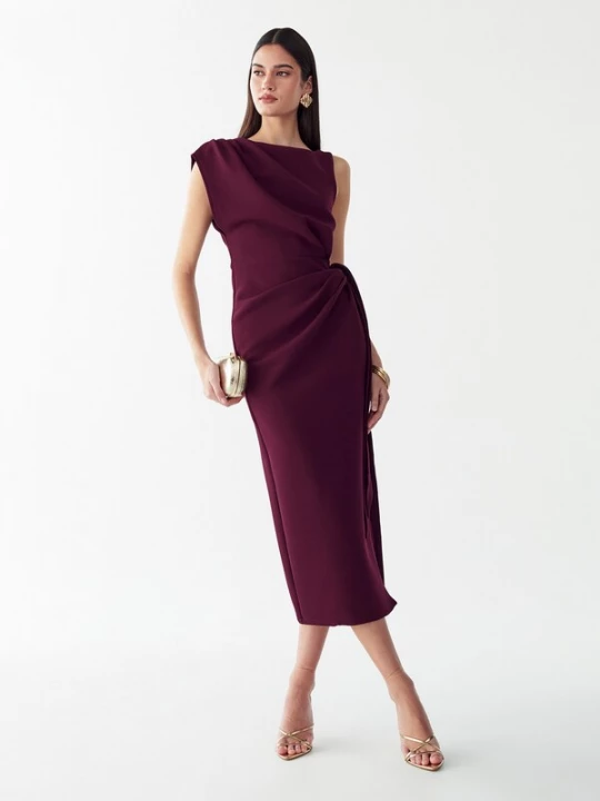 Obrázek produktu BWLDR Šaty 'Eden' tmavě fialová