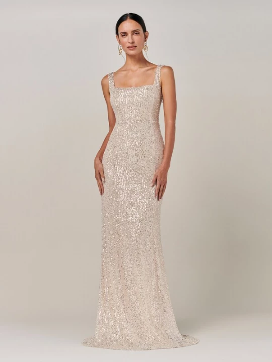 Obrázek produktu BWLDR Šaty 'HOZIER GOWN' champagne