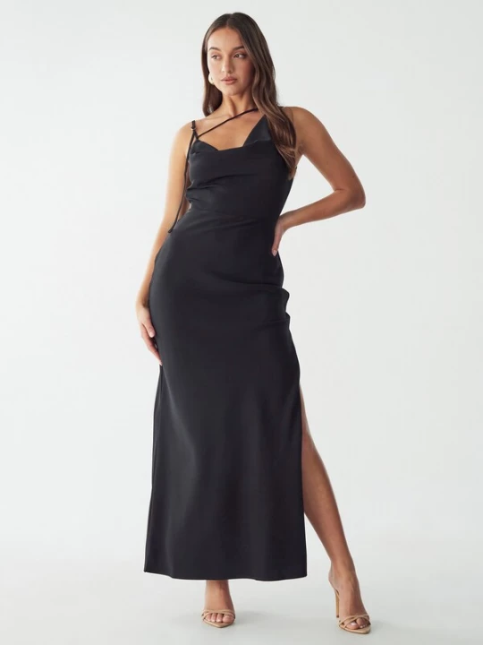 Obrázek produktu BWLDR Šaty 'MARSEI MAXI DRESS'  černá