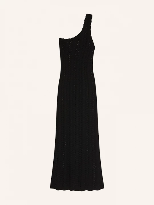 Obrázek produktu By Aylin Koenig Off-Shoulder Pletené Šaty Adeline černá