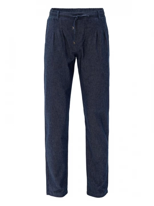 Obrázek produktu By Diess Collection Kalhoty se sklady v pase indigo