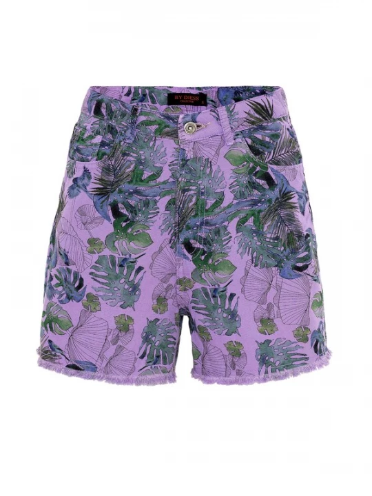 Obrázek produktu By Diess Collection Kalhoty zelený melír / šeříková