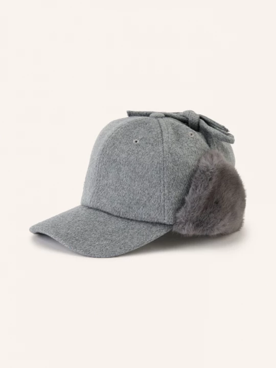 Obrázek produktu By Malene Birger Cap Tanna S Umělou Kožešinou šedá