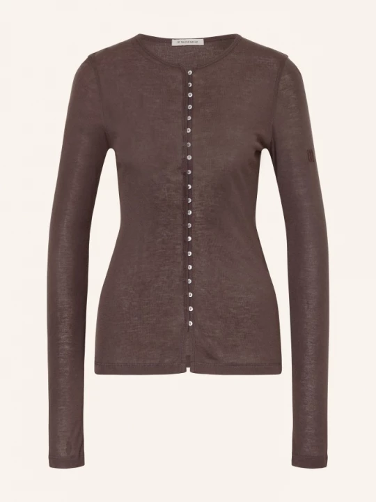 Obrázek produktu By Malene Birger Jerseyová Bunda Janes tmavě hnědá