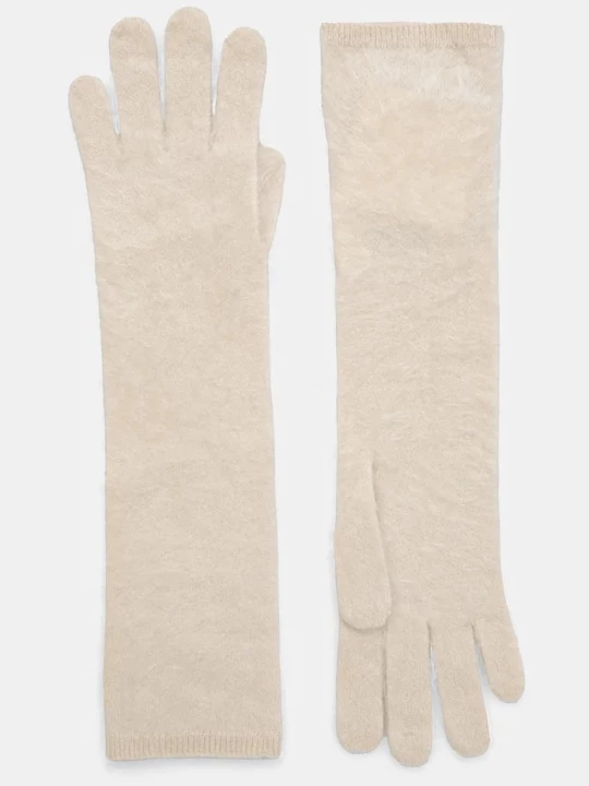 Obrázek produktu By Malene Birger Kašmírové rukavice By Malene Birger GUANTA béžová