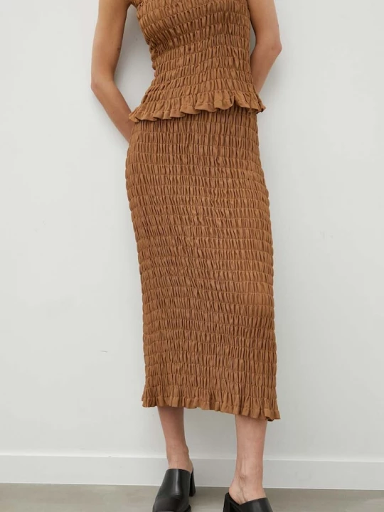 Obrázek produktu By Malene Birger Sukně By Malene Birger hnědá
