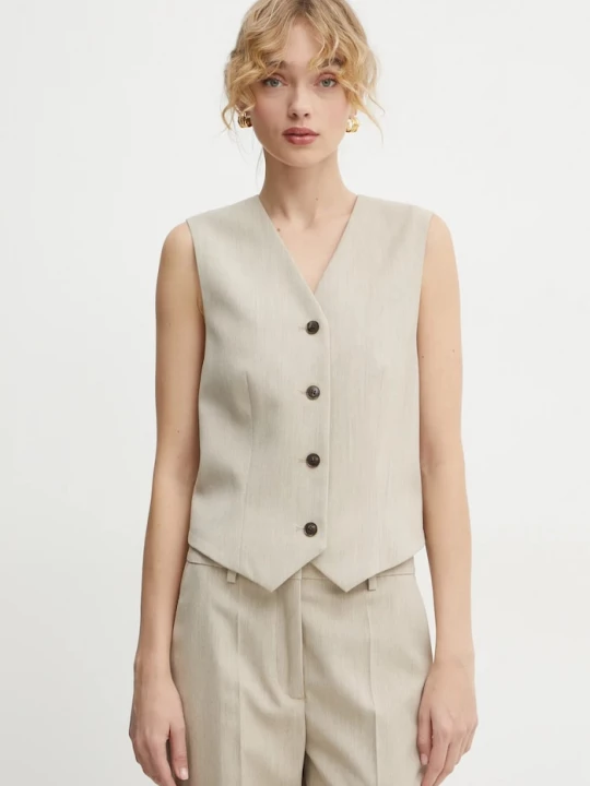 Obrázek produktu By Malene Birger Vesta By Malene Birger OCCA béžová