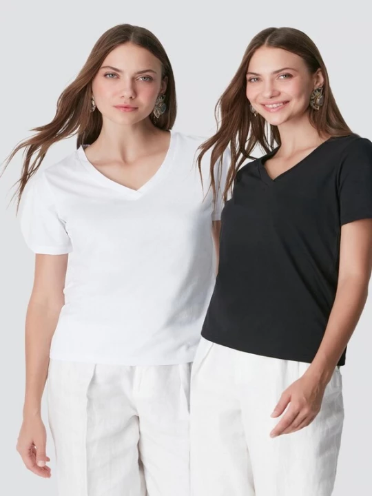 Obrázek produktu C&City Tričko černá / bílá