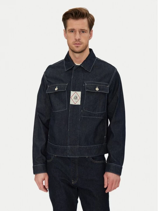 Obrázek produktu C.P. Company Jeansová bunda 18CMOW188A110295W Modrá Regular Fit