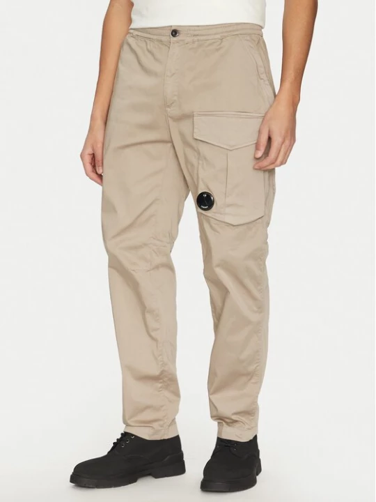 Obrázek produktu C.P. Company Kalhoty z materiálu 18CMPA169A005694G Béžová Relaxed Fit