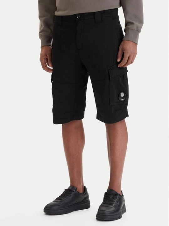 Obrázek produktu C.P. Company Šortky z materiálu RSCMBE746A005694G Černá Regular Fit