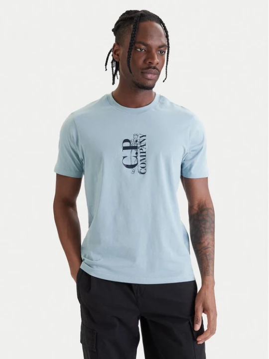 Obrázek produktu C.P. Company T-Shirt 20CMTS084A005100W Světle modrá Regular Fit