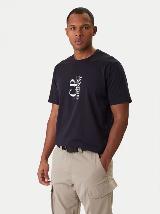 Obrázek produktu C.P. Company T-Shirt 20CMTS084A005100W Tmavomodrá Regular Fit