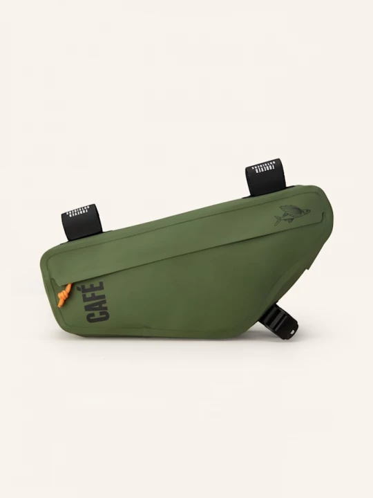 Obrázek produktu Café Du Cycliste Cyklistická Brašna Frame Bag khaki CAFÉ DU CYCLISTE