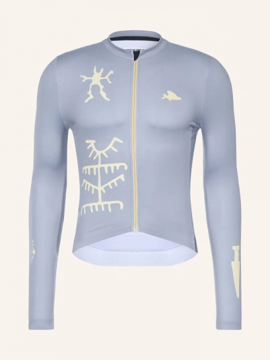 Obrázek produktu Café Du Cycliste Cyklistický Dres Constance černošedá / tmavě žlutá