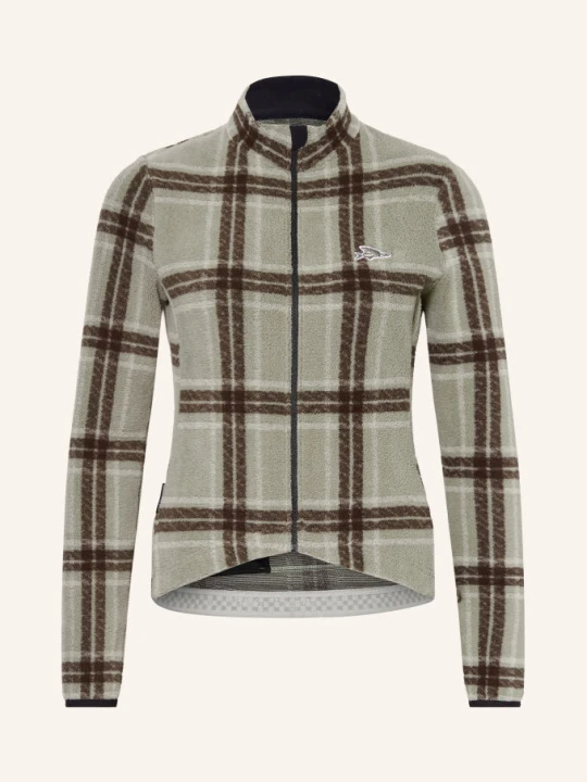 Obrázek produktu Café Du Cycliste Fleecová Mikina Solange světle zelená / světle šedá / khaki