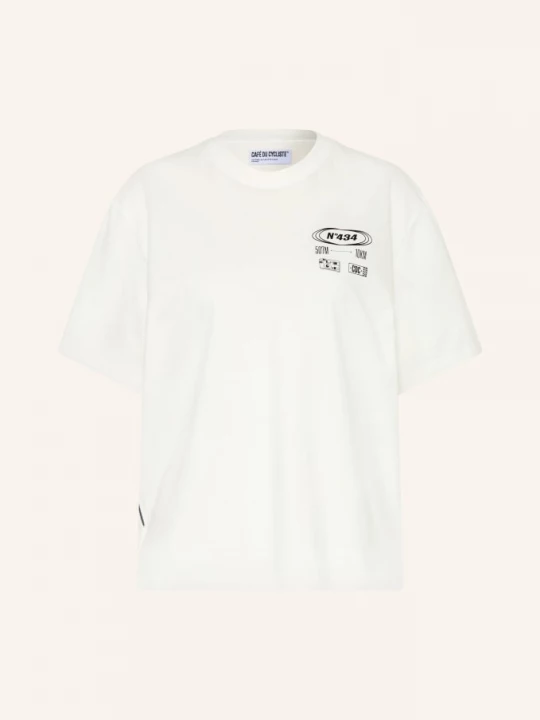 Obrázek produktu Café Du Cycliste Tričko Col D'eze bílá / tmavě modrá / černá CAFÉ DU CYCLISTE