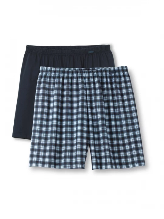 Obrázek produktu CALIDA Boxerky noční modrá / nebeská modř / modrý melír / bílá