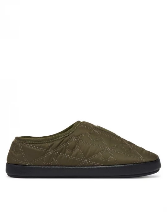 Obrázek produktu Calvin Klein Bačkory Home Slipper Quilted Rip Emblem HM0HM02280 Khaki