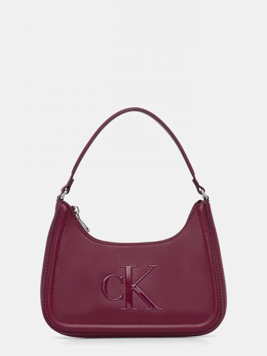 Obrázek produktu Calvin Klein baguette kabelka dámská z imitace kůže burgundské