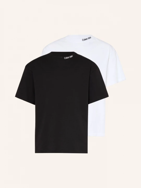 Obrázek produktu Calvin Klein Balení 2 Ks Triček bílá / černá