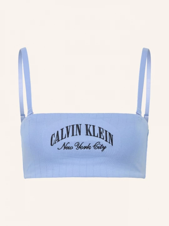 Obrázek produktu Calvin Klein Bandeau Podprsenka Heritage Classic Cotton Stretch modrá / černá