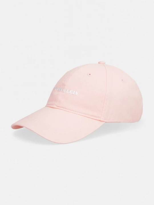 Obrázek produktu Calvin Klein baseballová čepice dámská bavlněná růžová