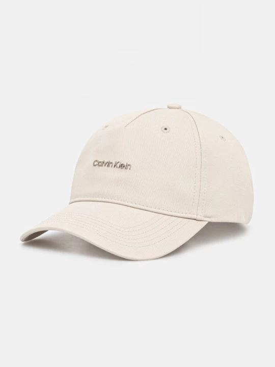 Obrázek produktu Calvin Klein baseballová čepice pánská bavlněná béžová