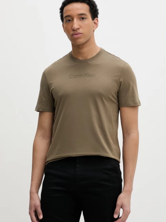 Obrázek produktu Calvin Klein basic tričko pánské bavlněné zelená