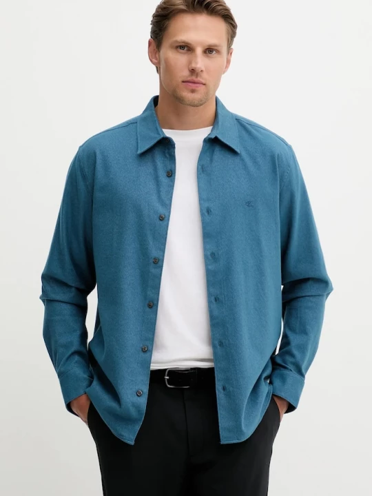 Obrázek produktu Calvin Klein Bavlněná košile modrá