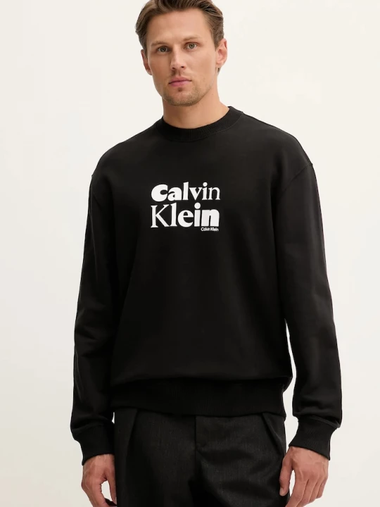 Obrázek produktu Calvin Klein Bavlněná mikina černá