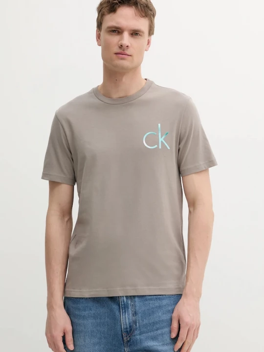 Obrázek produktu Calvin Klein Bavlněné tričko béžová