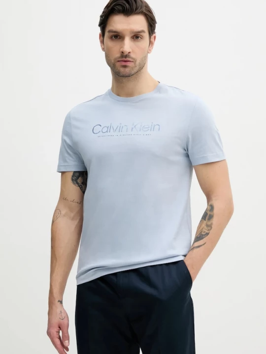 Obrázek produktu Calvin Klein Bavlněné tričko modrá