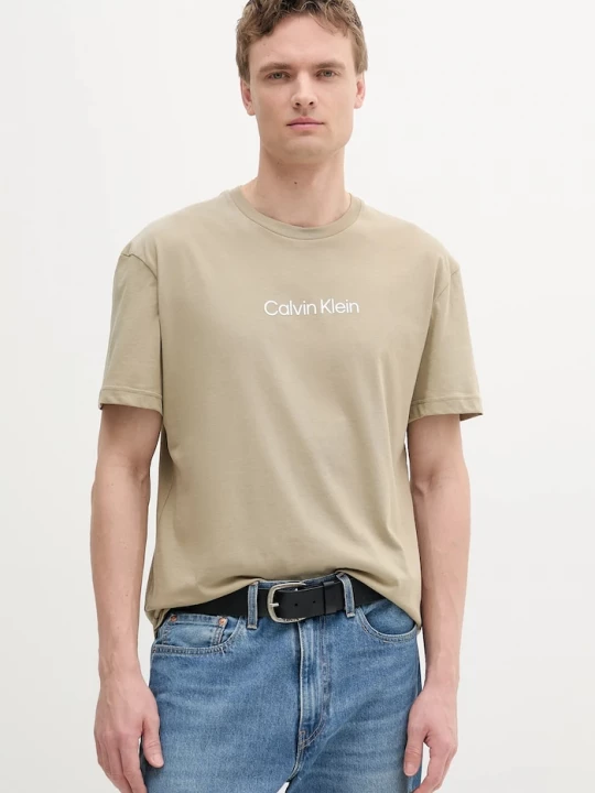 Obrázek produktu Calvin Klein Bavlněné tričko Calvin Klein zelená