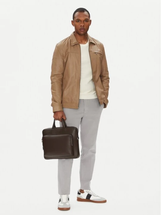 Obrázek produktu Calvin Klein Brašna na notebook Micro Pebble Slim Briefcase 36 LV04D3012G Hnědá
