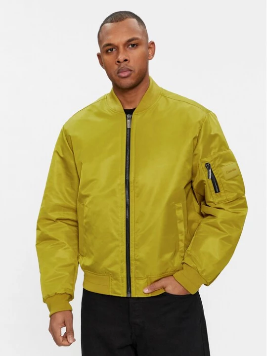 Obrázek produktu Calvin Klein Bunda bomber Hero K10K109907 Zelená Relaxed Fit