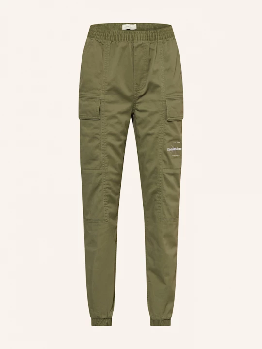 Obrázek produktu Calvin Klein Cargo Kalhoty olivová