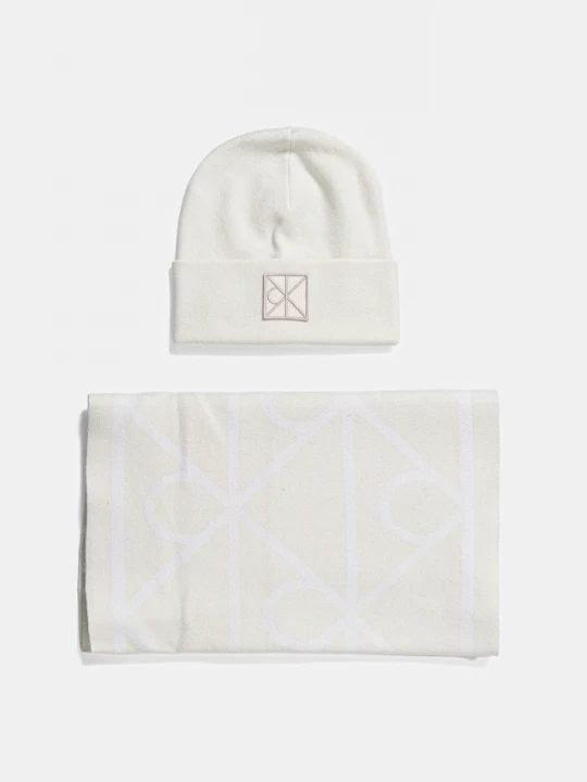 Obrázek produktu Calvin Klein Čepice a šála béžová