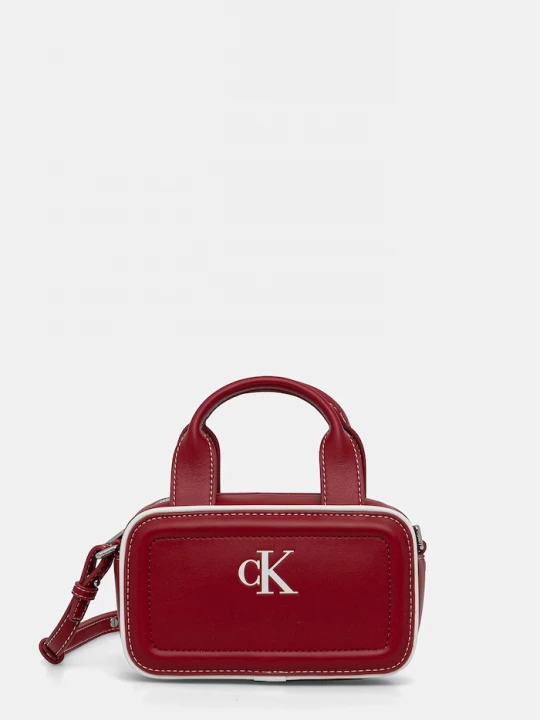 Obrázek produktu Calvin Klein crossbody kabelka dámská z imitace kůže červená