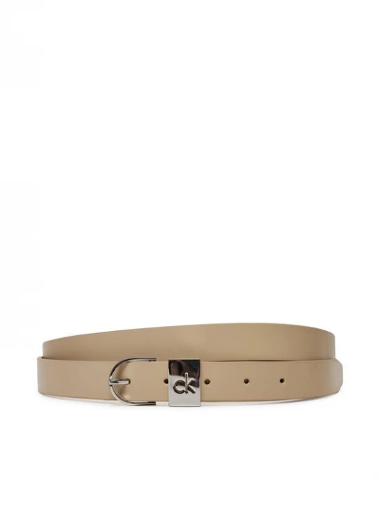 Obrázek produktu Calvin Klein Dámský pásek Ck Loop Rnd Buckle 2.5_Smooth K60K612936 Béžová