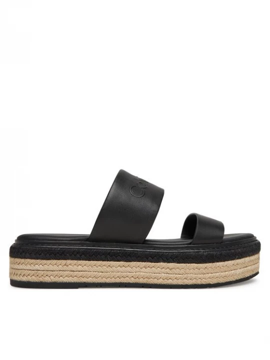 Obrázek produktu Calvin Klein Espadrilky Flatform Wedge Slide - He HW0HW02374 Černá