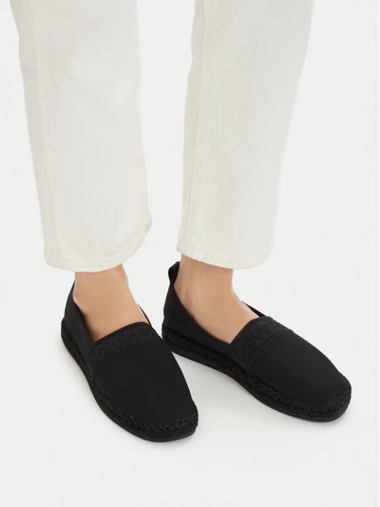 Obrázek produktu Calvin Klein Espadrilky Oblique Espadrille Webbing HW0HW02934 Černá
