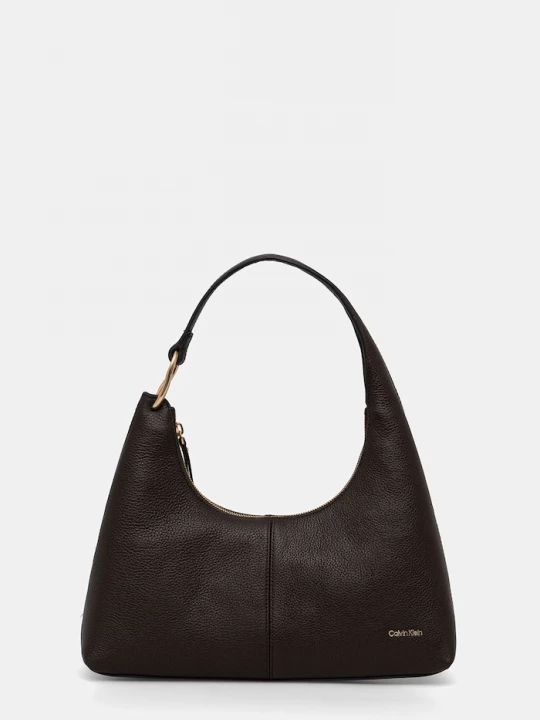 Obrázek produktu Calvin Klein hobo kabelka dámská kožená hnědá