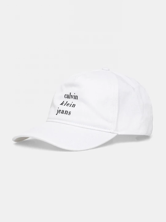 Obrázek produktu Calvin Klein Jeans Bavlněná baseballová čepice Calvin Klein Jeans bílá