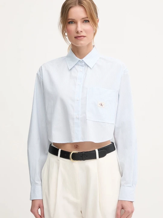 Obrázek produktu Calvin Klein Jeans Bavlněná košile Calvin Klein Jeans modrá