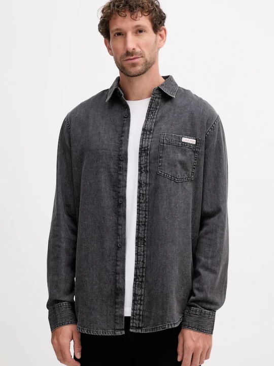 Obrázek produktu Calvin Klein Jeans Bavlněná košile Calvin Klein Jeans šedá