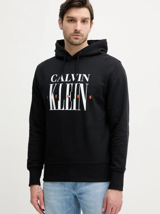 Obrázek produktu Calvin Klein Jeans Bavlněná mikina Calvin Klein Jeans černá