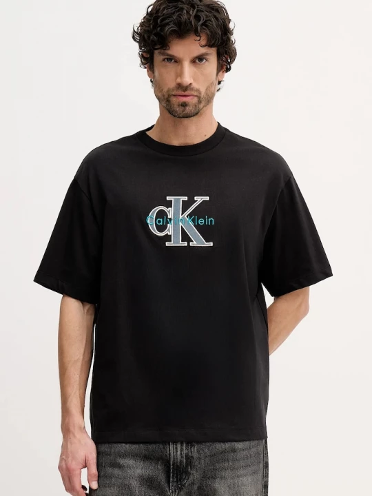 Obrázek produktu Calvin Klein Jeans Bavlněné tričko černá