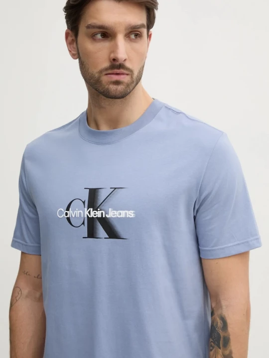 Obrázek produktu Calvin Klein Jeans Bavlněné tričko Calvin Klein Jeans modrá