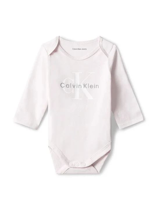 Obrázek produktu Calvin Klein Jeans body kojenecké bavlněné s elastanem fialová